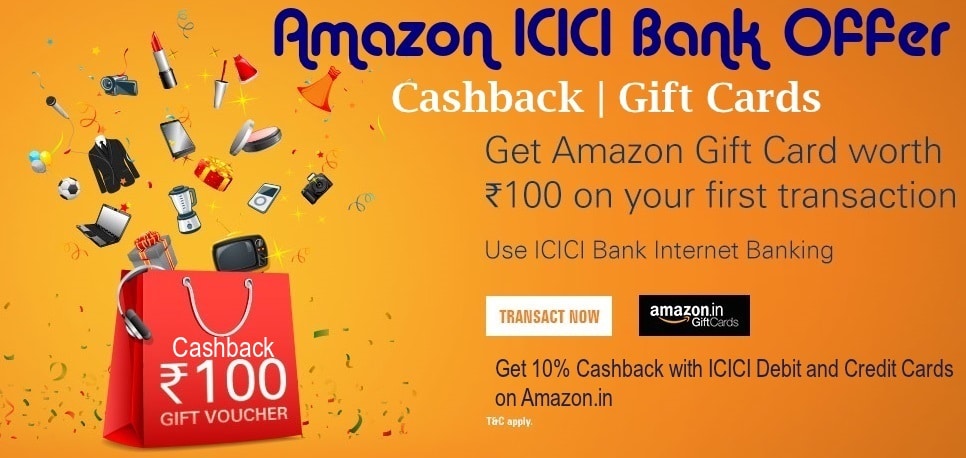 Details of Amazon ICICI Bank Offers