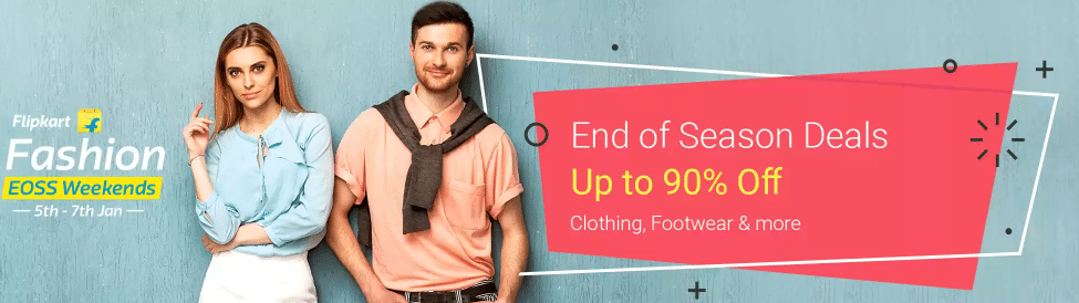 Flipkart New Year Fashion Sale