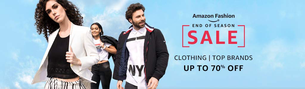 Amazon New Year Sale on Clothing