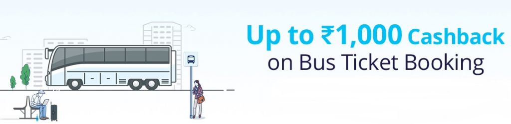 Paytm Bus ticket booing offers