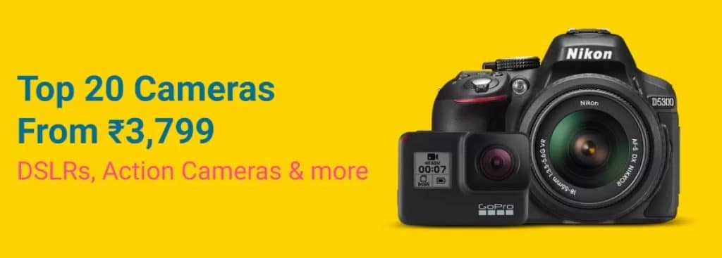 Flipkart Grand Gadget Days Sale Offers on Cameras