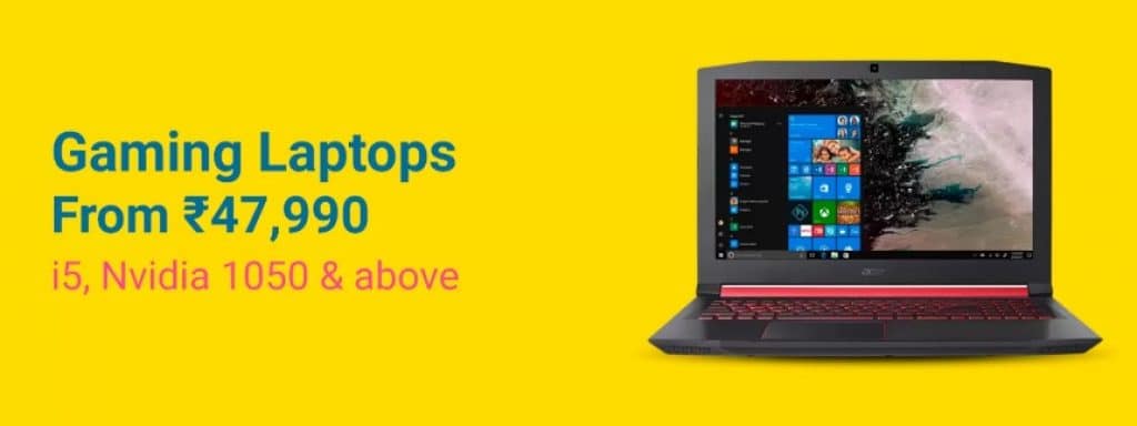 Grand Gadget Days Sale Offers on Gaming Laptops