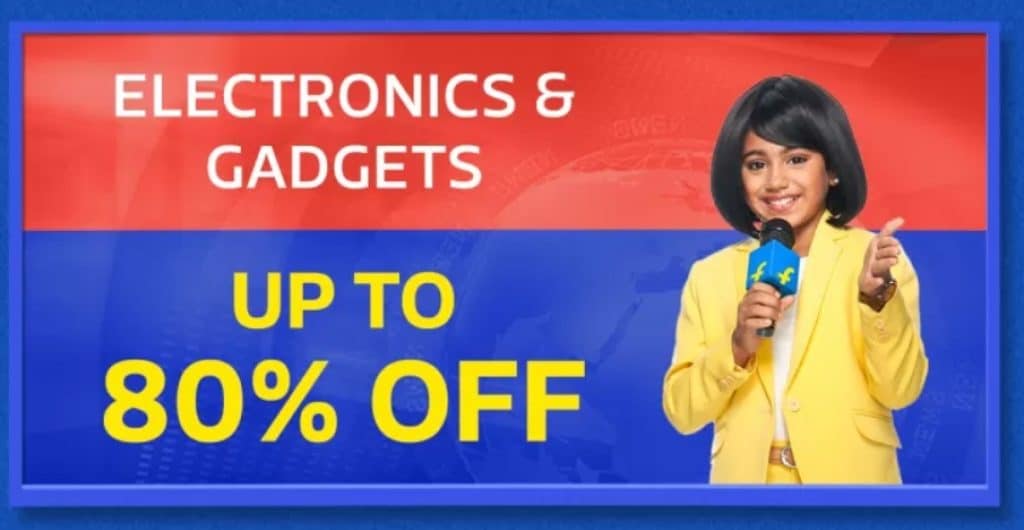 Flipkart Big Shopping Days Discount on Electronics