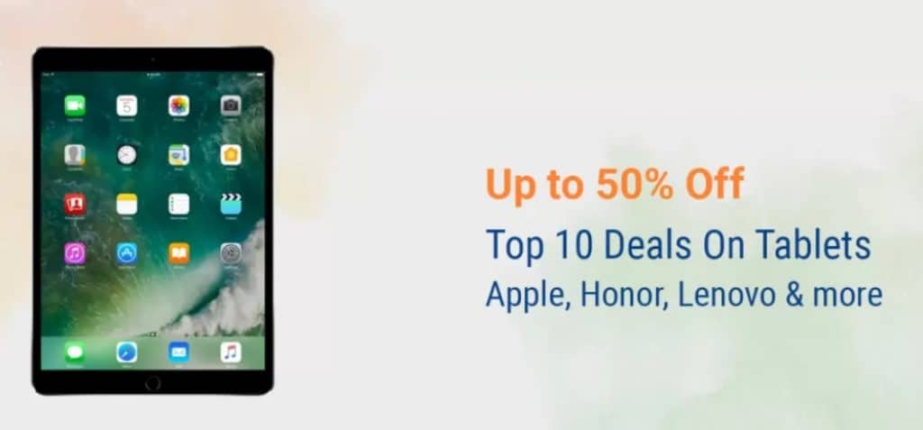 Flipkart Independence Day Sale Offers on Tablets