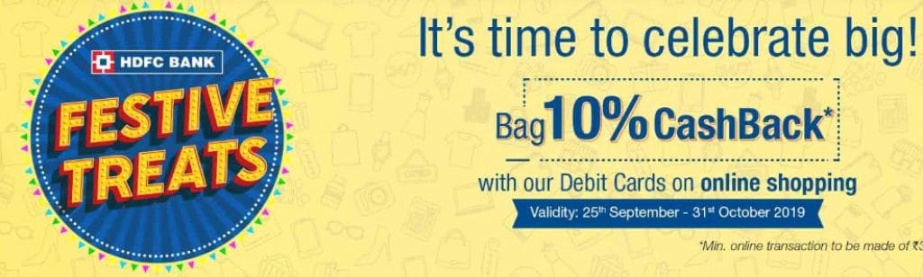 Amazon HDFC bank debit card offer