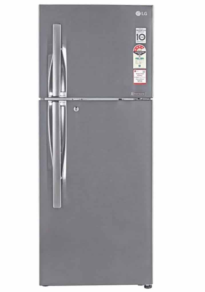 LG 260 L 4 Star Frost Free Double Door Refrigerator 