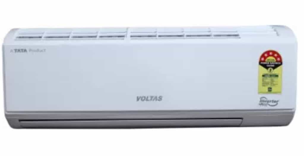 Voltas 1.2 Ton 3 Star Split Inverter AC - White (153V DZV, Copper Condenser)