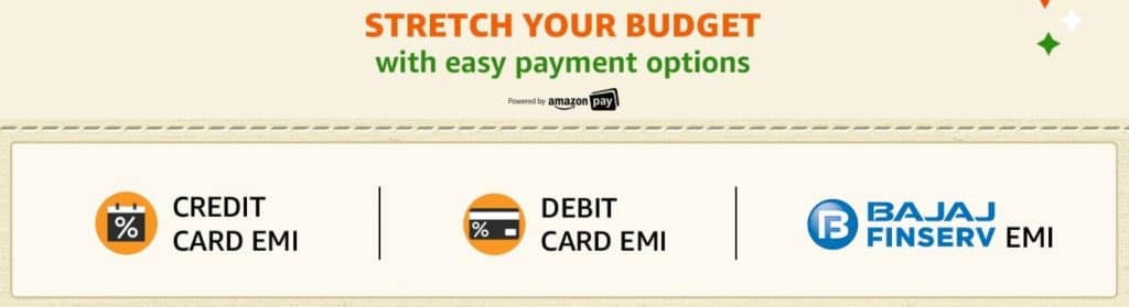 Amazon Easy Payment Options