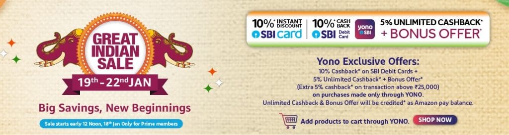 Amazon SBI Yono Offer