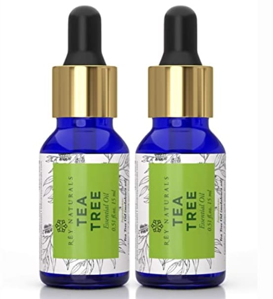 Rey Naturals Tea Tree Essential Oil for Aromatherapy