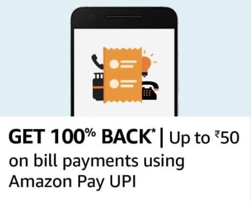 Amazon Pay UPI bill payment offer