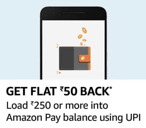 Amazon Pay UPI ADD Money Offer