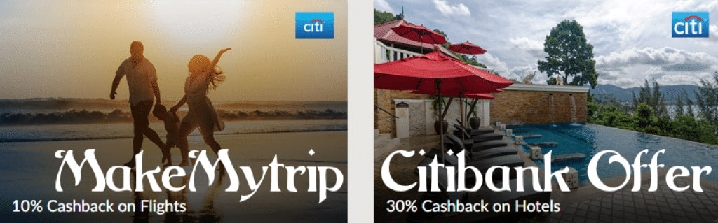 MakeMyTrip Citibank Debit & Credit Card Offers