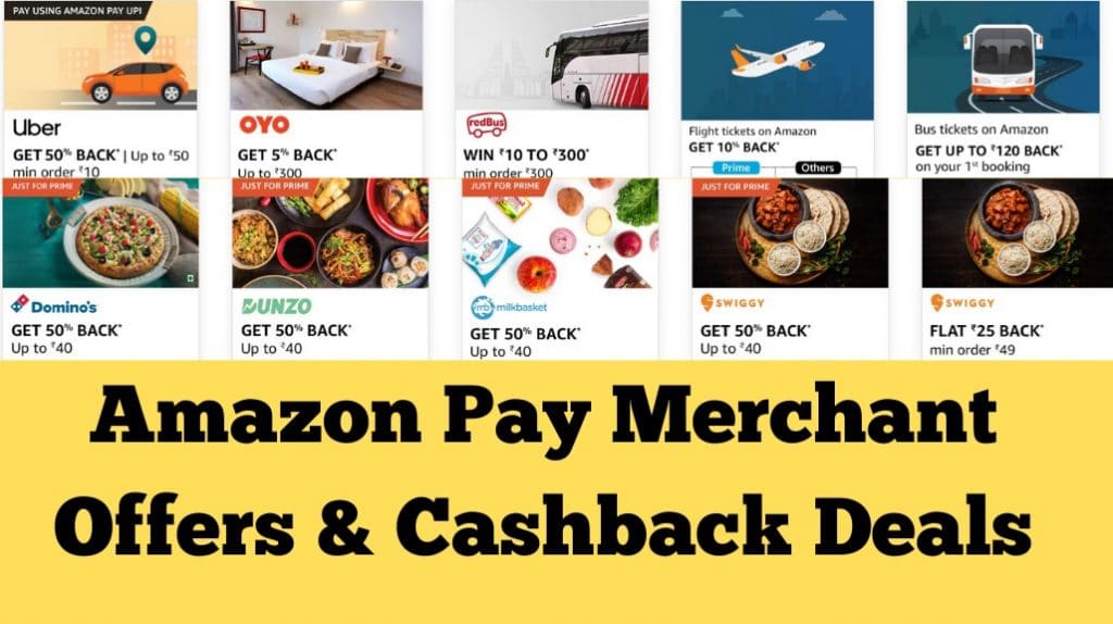 Amazon Merchant Offers & Cashback Deals