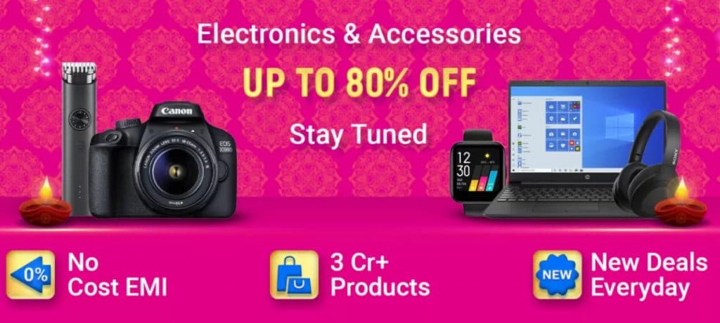 Flipkart Diwali Sale Offers on Electronics