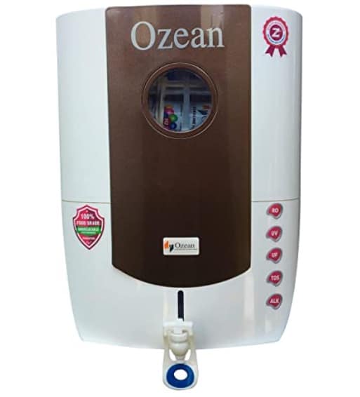 Ozean Alkaline RO+UV+UF+TDS Water Purifier For Home 