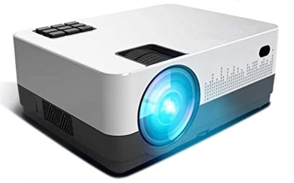 BORSSO™ Moon 7.1 HD Wi-Fi YouTube, LED Projector 