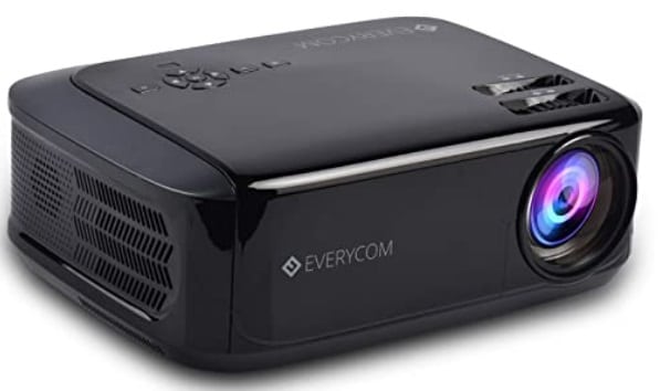 Everycom X9 Home & Business Native 720p HD with 6000 Lumens LED Projector