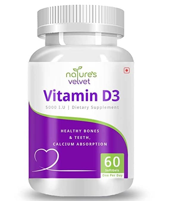 Natures Velvet Lifecare Vitamin D3 Supplement