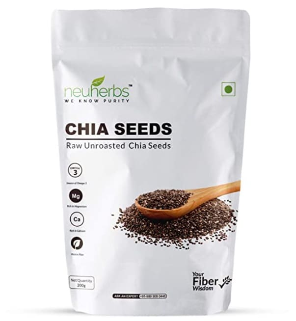 Neuherbs Raw Unroasted Chia Seeds 