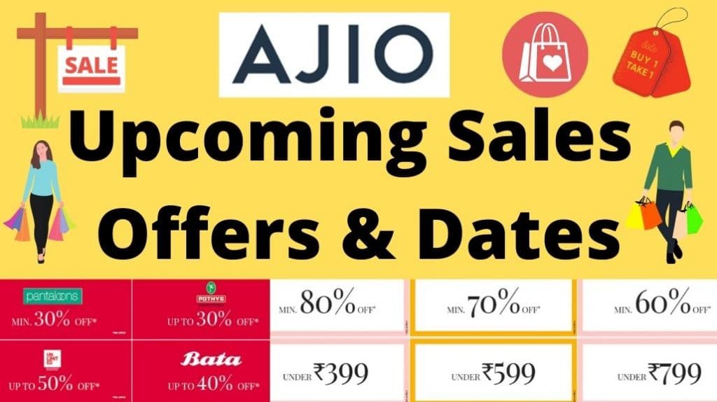Ajio Upcoming Sale Offers and Dates