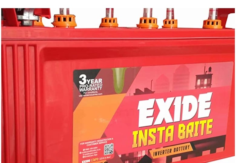 Exide 150Ah New Insta brite Inverter Ups Battery