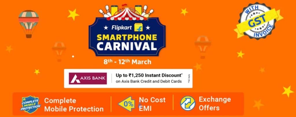 Flipkart Women's Day Offer on Mobiles