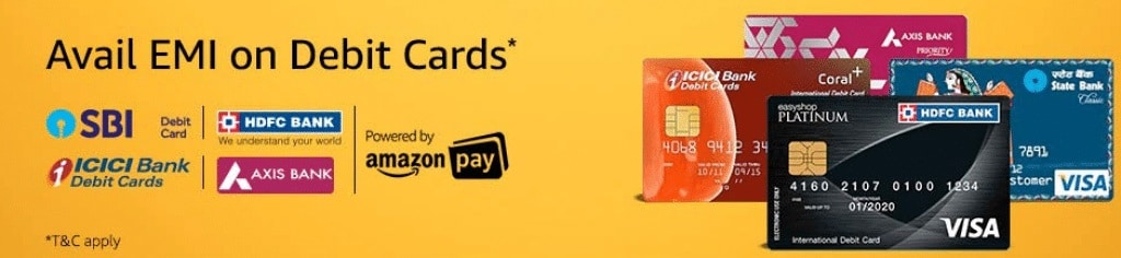 Debit Card EMI Offer on Amazon India