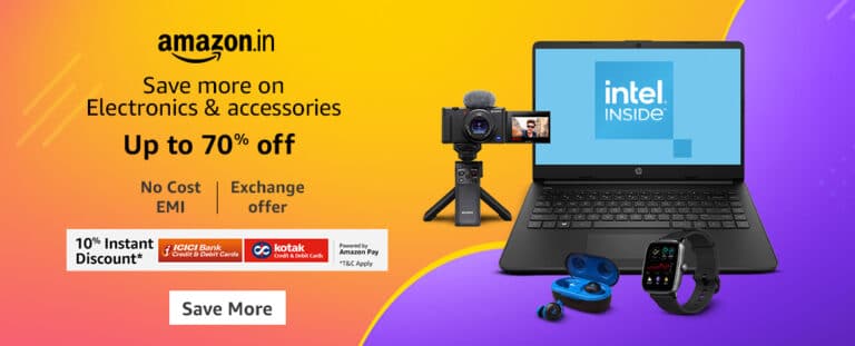 Amazon India Sale Offers on Electronics