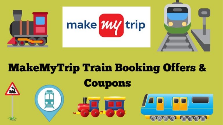 MakeMyTrip Train Ticket booking offers and coupons