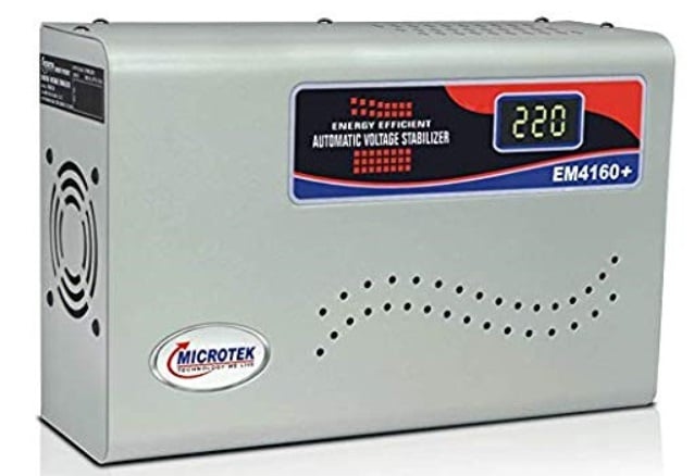 Microtek EM4160+ Automatic Voltage Stabilizer for 1.5 ton ac