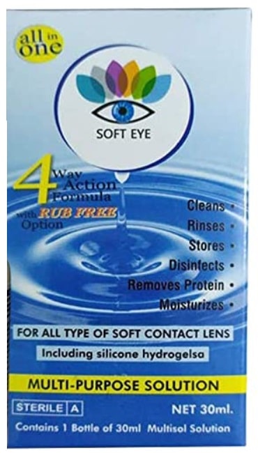 Soft Eye Monthly Color Contact Lenses