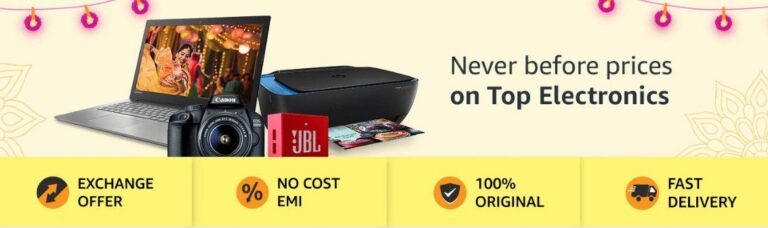 Amazon Diwali Offers on Electronics