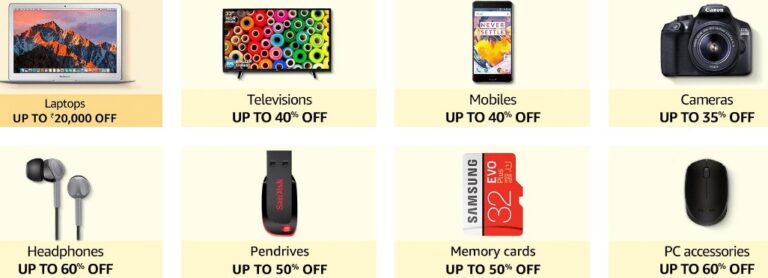 Amazon Diwali Sale Offers and Deals