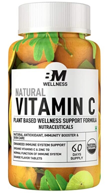 Bigmuscles Nutrition Natural Vitamin C and Zinc Tablets,