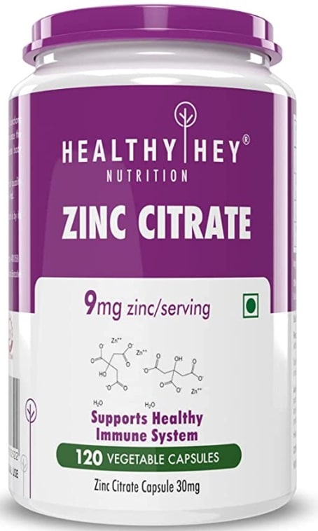 Healthy Hey Nutrition Nutrition Zinc Citrate
