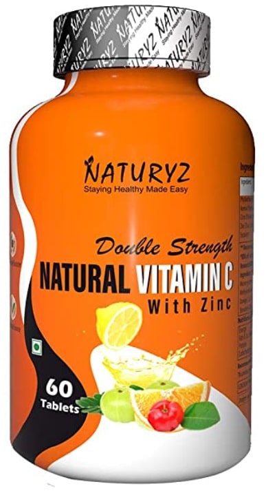 Naturyz Double Strength Natural Vitamin C & Zinc Supplement 