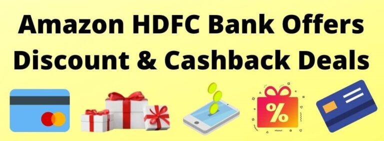 Amazon HDFC Bank Offers & Deals