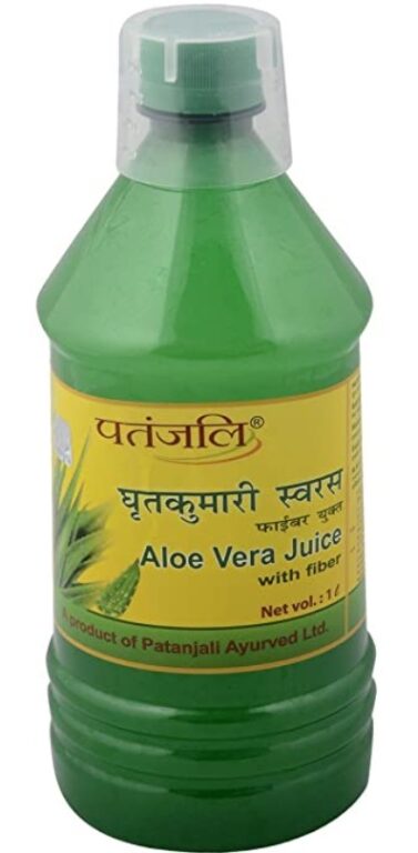 Patanjali Aloevera Fibre Juice