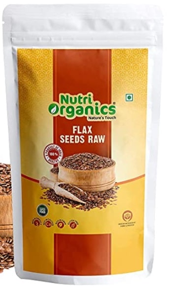 Nutri Organics Premium Raw Flax Seeds