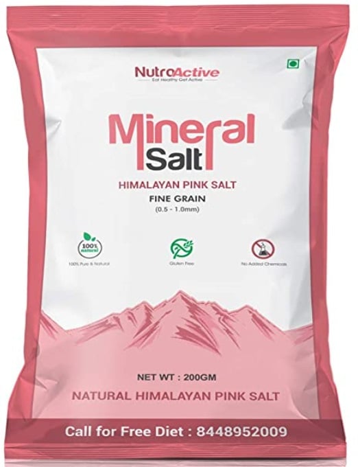NutroActive Mineral Himalayan Pink Rock Salt
